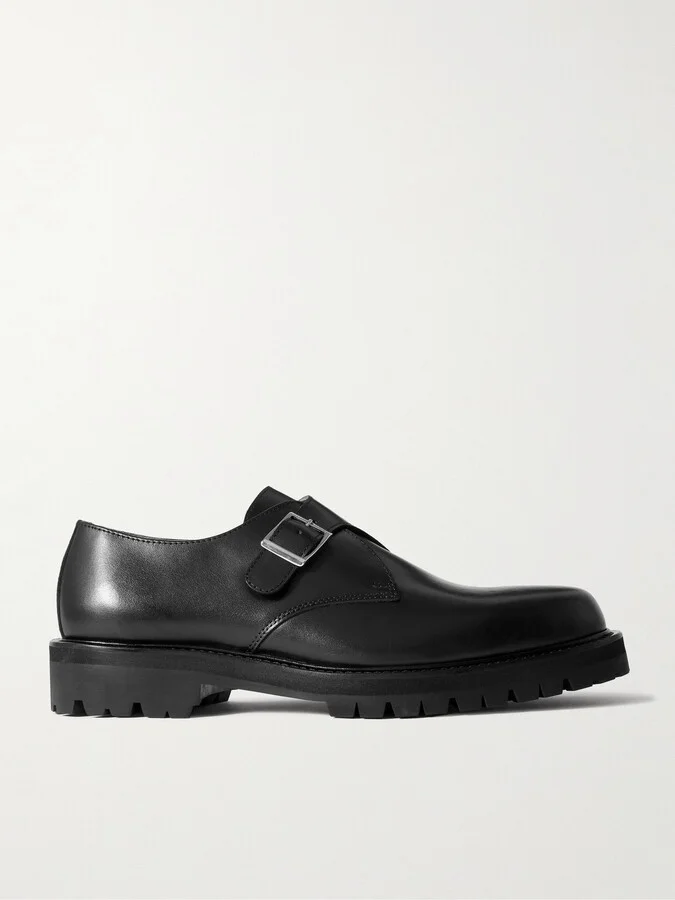 Jacques Leather Monk-Strap Shoes