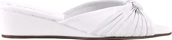 Jacques Levine Abby Women's Slippers White : 5.5 B, Leather - Image 4