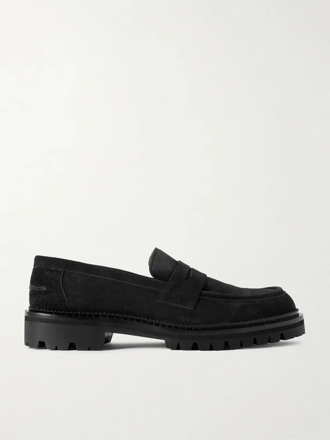 Jacques Suede Penny Loafers