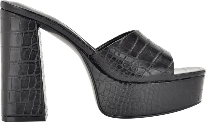 Jadah Reptile Embossed Platform Sandal - Image 2