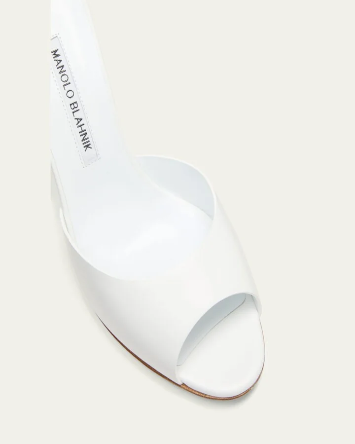 Jadarona Leather Mule Sandals - Image 2
