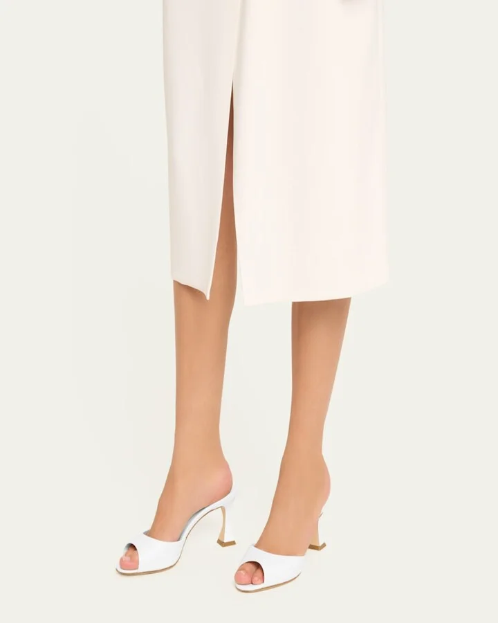 Jadarona Leather Mule Sandals - Image 3