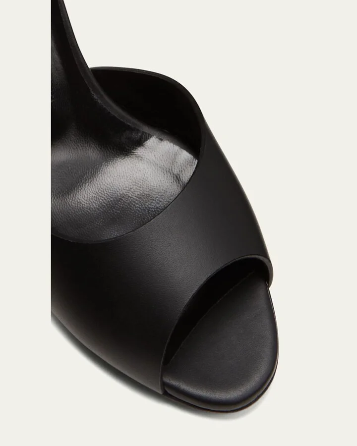 Jadarona Leather Mule Sandals - Image 2