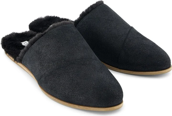 Jade Faux Fur Suede Flat - Image 3