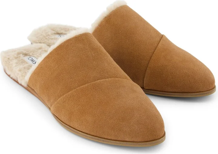 Jade Faux Fur Suede Flat - Image 3