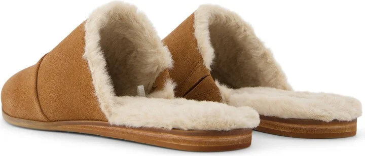 Jade Faux Fur Suede Flat - Image 4