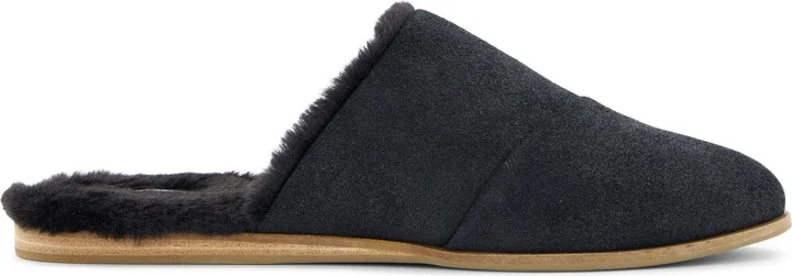 Jade Faux Fur Suede Flat