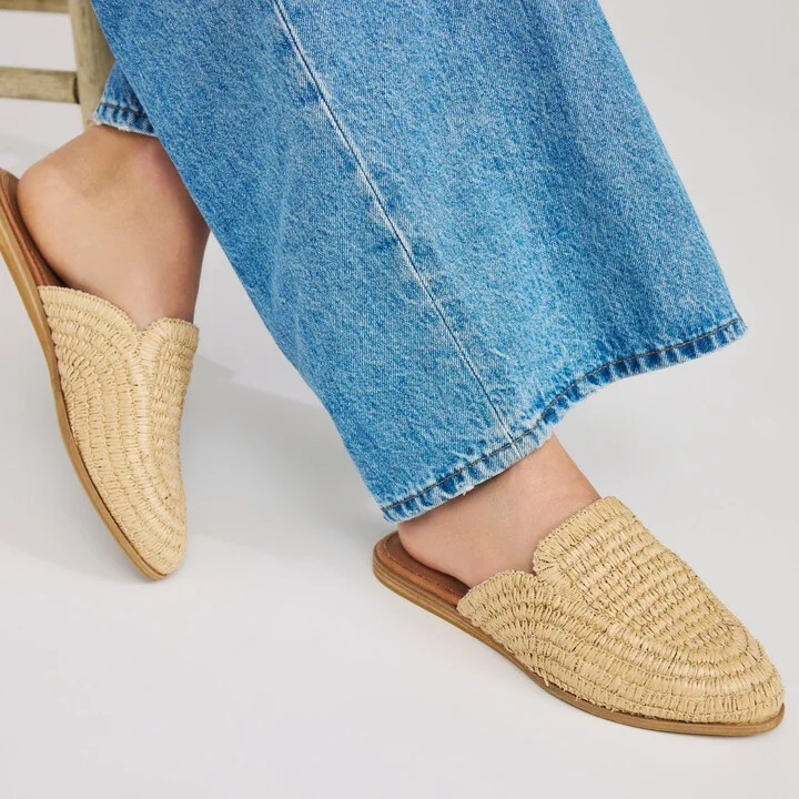 Jade Flat Almond Raffia - Image 2