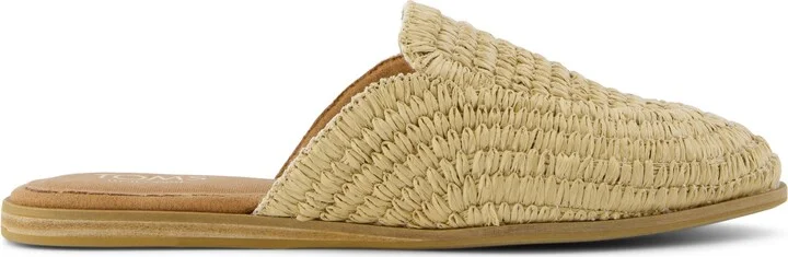 Jade Flat Almond Raffia