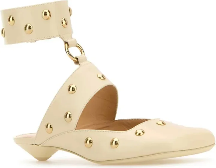 Jade leather sandals - Image 2