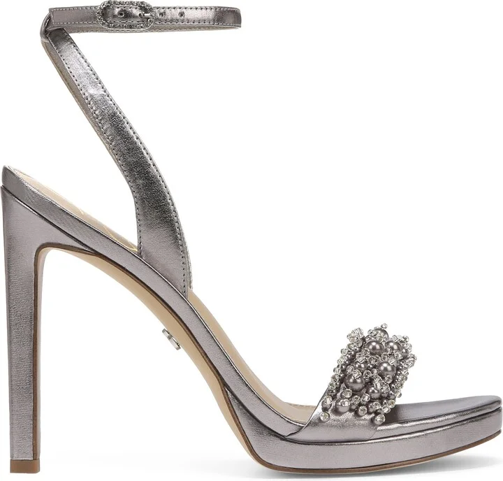 Jade Rhinestone Ankle Strap Sandal - Image 3