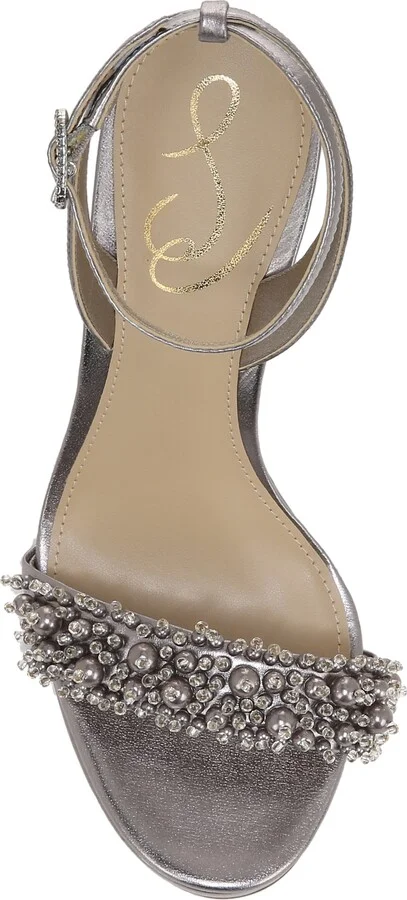 Jade Rhinestone Ankle Strap Sandal - Image 5