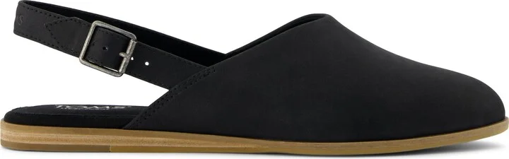 Jade Slingback Flat Leather