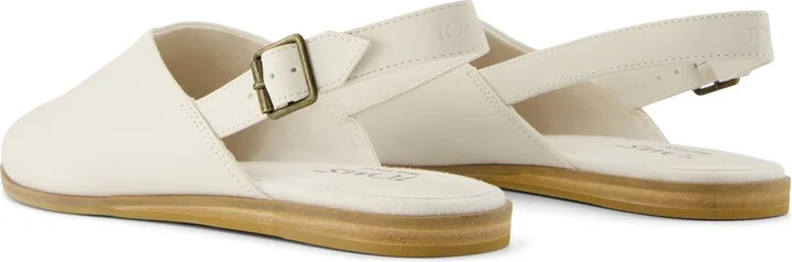 Jade Slingback Flat Light Sand Leather - Image 3