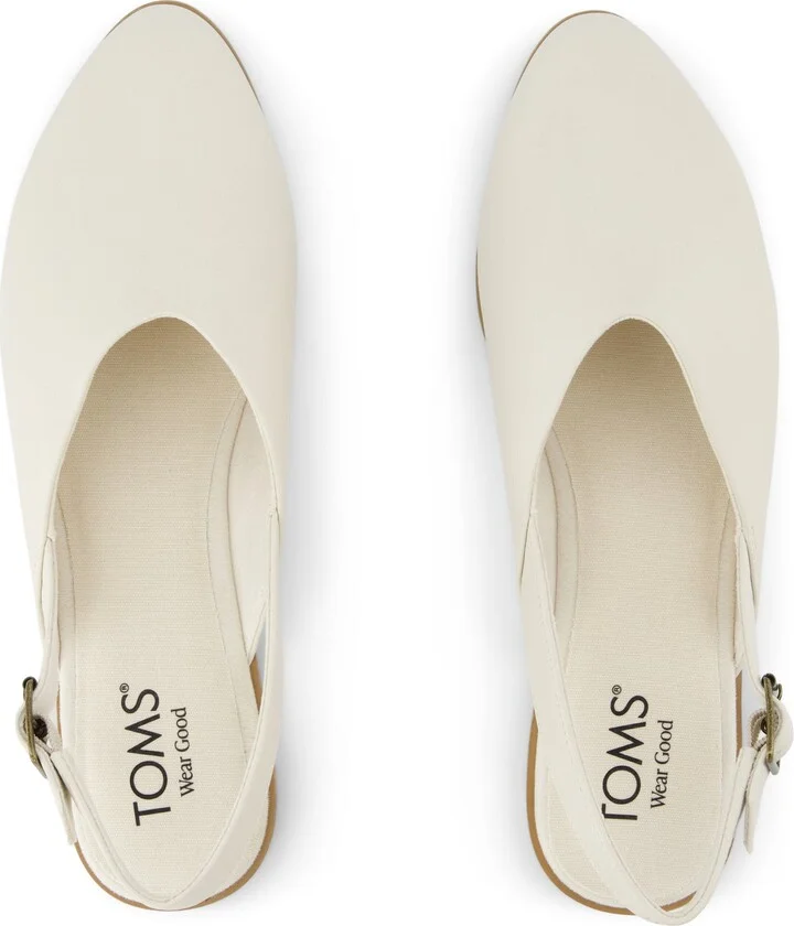 Jade Slingback Flat Light Sand Leather - Image 4