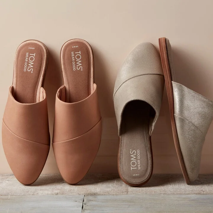 Jade Tan Leather Slip On Flat - Image 2