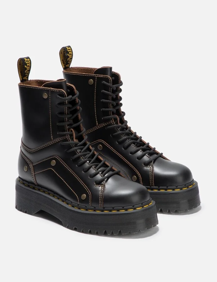Jadon Decon Lace-To-Toe Platform Leather Boots - Image 4