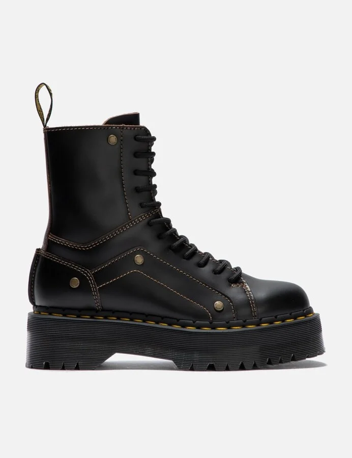 Jadon Decon Lace-To-Toe Platform Leather Boots