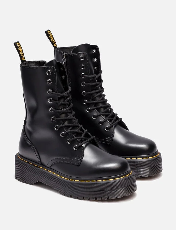 Jadon Hi Leather Platform Boots - Image 5