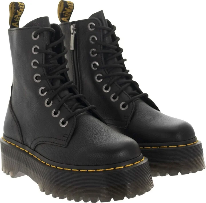 Jadon Pisa - Leather Platform Boots - Image 4