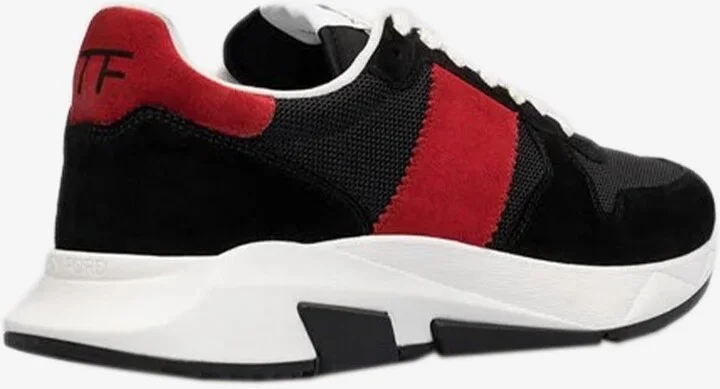 Jagga Low-Top Sneakers in Suede and Mesh - Image 2