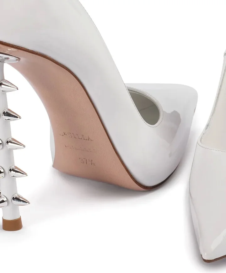 Jagger 120mm leather pumps - Image 4