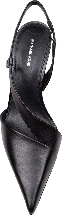 Jaida Leather Decollete' Black Color - Image 2
