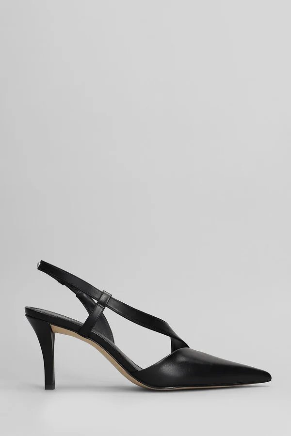 Jaida Pump Pumps In Black Leather