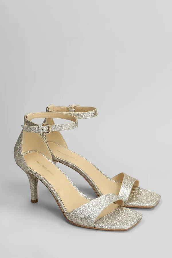 Jaida Sandals In Gold Glitter - Image 2