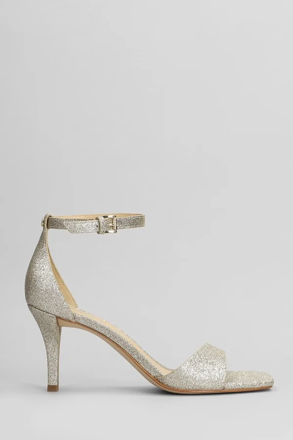 Jaida Sandals In Gold Glitter