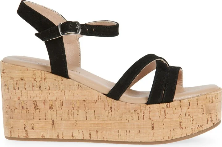 Jaiden Ankle Strap Platform Wedge Sandal - Image 3