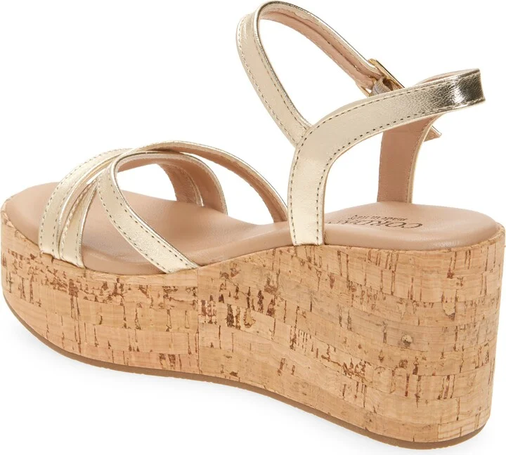 Jaiden Ankle Strap Platform Wedge Sandal - Image 8