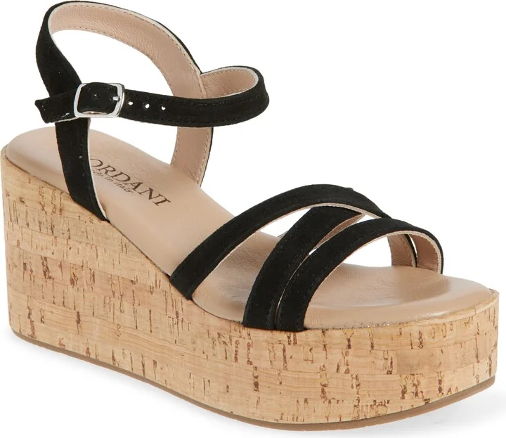 Jaiden Ankle Strap Platform Wedge Sandal