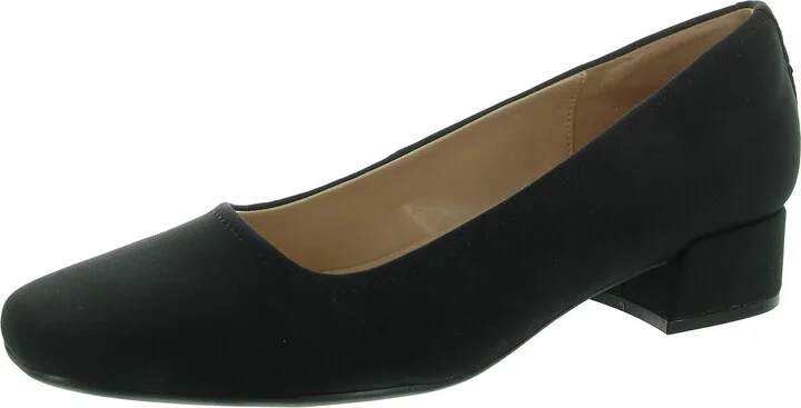 Jain 2 Womens Padded Insole Man Made Kitten Heels