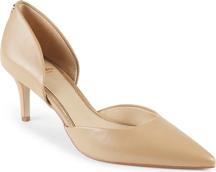 Jaina 63MM Leather D'Orsay Pumps - Image 2