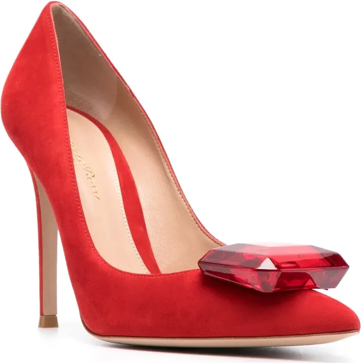 Jaipur 105mm gemstone pumps - Image 2