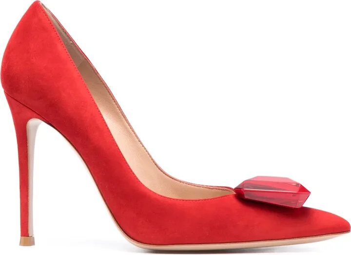 Jaipur 105mm gemstone pumps