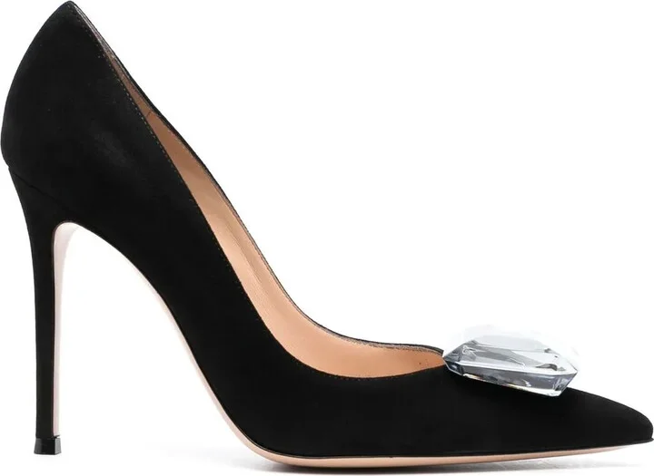 Jaipur 105mm suede pumps