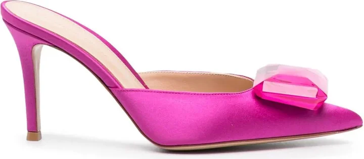 Jaipur 85mm satin mules