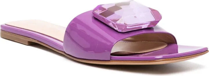 Jaipur crystal-embellished slides - Image 2