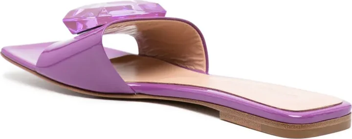 Jaipur crystal-embellished slides - Image 3