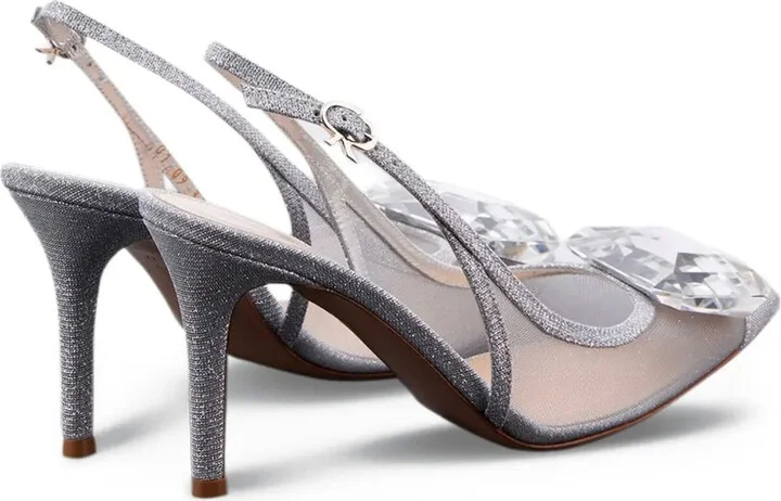 Jaipur gemstone-embellished slingback pumps - Image 3