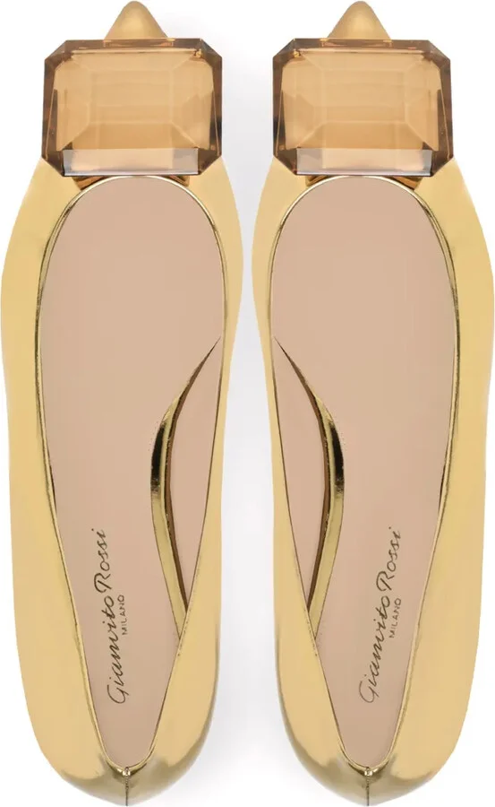Jaipur metallic-effect pumps - Image 3