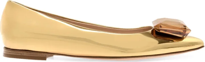 Jaipur metallic-effect pumps