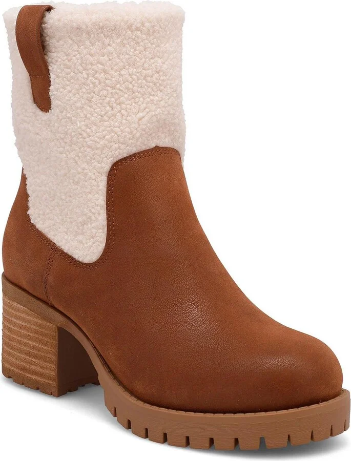 Jakob Womens Zipper Faux Fur Booties