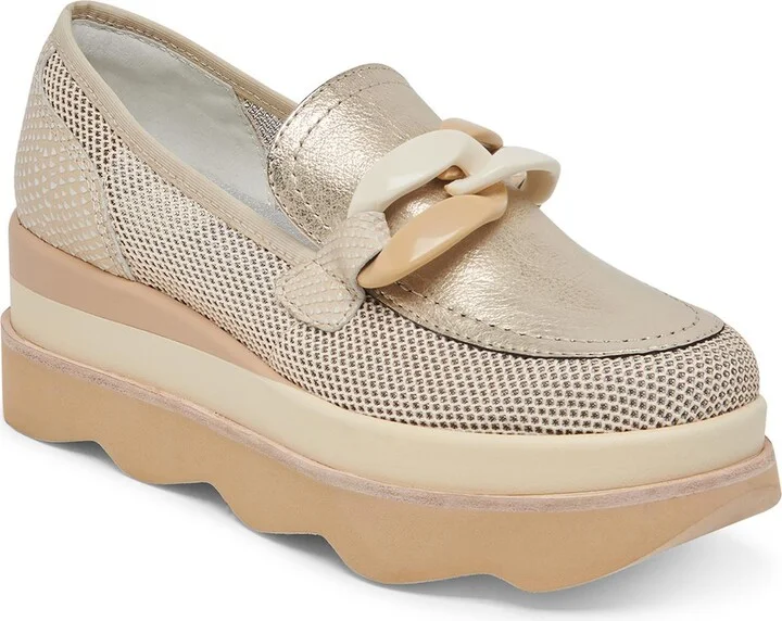 Jaksen Womens Embellished Mesh Loafers