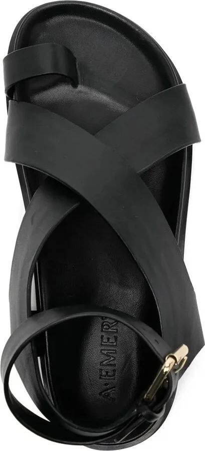 Jalen flat leather sandals - Image 4