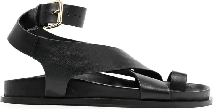 Jalen flat leather sandals