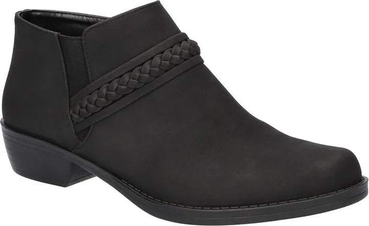 Jalia Womens Laceless Slip On Booties