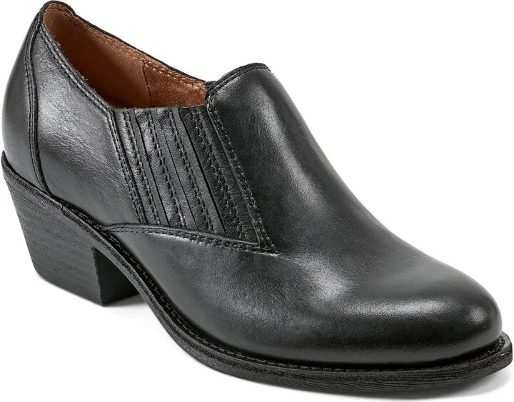 Jalin Womens Suede Block Heel Booties